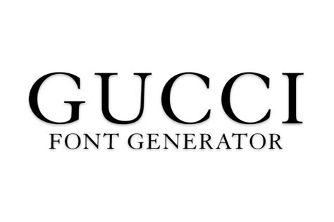 what is gucci font called